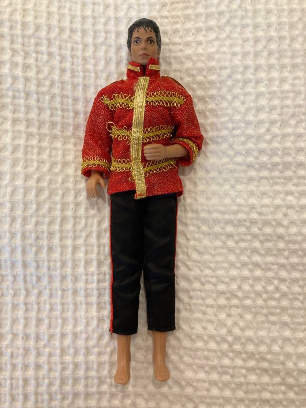 Vintage 1984 LJN Michael Jackson Doll American Music Awards Red Jacket 12"
